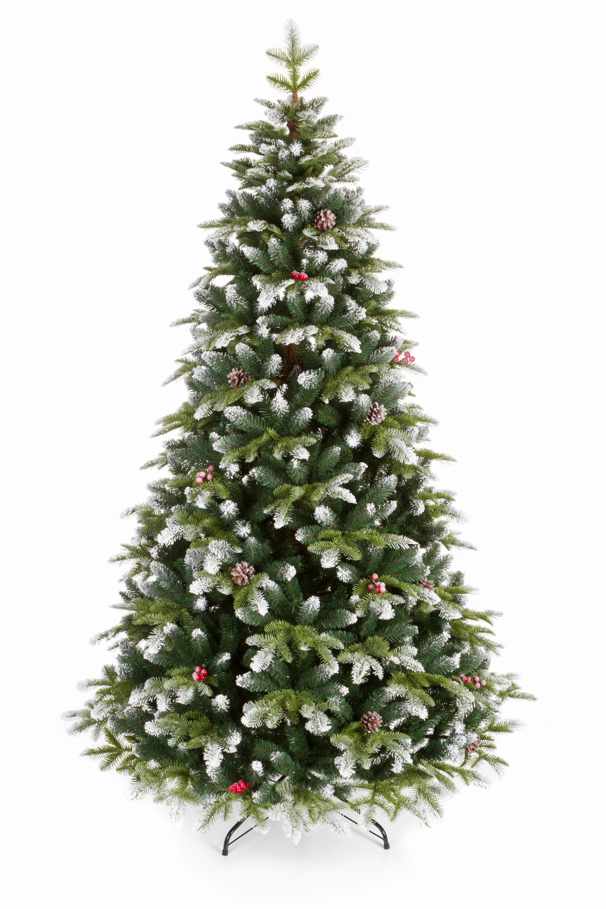Zasnežený vianočný stromček